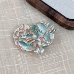 Hair Clip Manufacturer - Korean Style Elegant Vinegar Texture Butterfly Orchid Duckbill Clip Niche Bangs