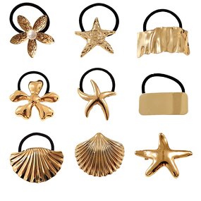 Elastic Hair Bands Manufacturer - Adjustable Simple Style Metal Ponytail Ties Nylon Polyester for Women Girls