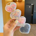 Hair Ties Manufacturer - Love Box Cartoon Small Flower Macaron High Stretch Disposable Rubber Band for Children