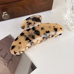 Hair Claw Clip Manufacturer - Factory Custom Bronzing LOGO French Eco-friendly Cellulose Acetate