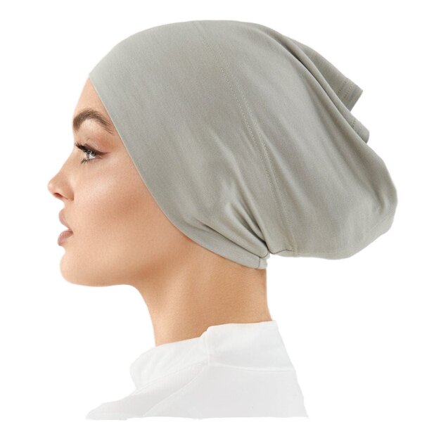 Hijab Muslim Cap Manufacturer - Hot Sale New Plain Color Cotton Elastic Breathable Soft for Women