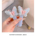 Elastic Hair Ties Manufacturer - High Ponytail Girls Children Antique Butterfly Braid Hair Rope Plastic for Girls Women Children