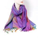 Hijab Scarves Manufacturer - Best Selling Women Ladies Turkish Jacquard Paisley Cashmere Cotton Pashmina Kashmiri