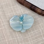 Hair Clip Manufacturer - Korean Style Elegant Vinegar Texture Butterfly Orchid Duckbill Clip Niche Bangs