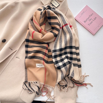 Scarf Manufacturer - 2024 Autumn Women's Plaid Double-sided Imitation Cashmere Polyester Warm Neck Warmer Long Student Couple High-end