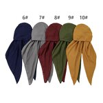 Muslim Headscarf Manufacturer - Sharut Wholesale Hot Selling Ladies Elastic Cotton Linen Hijab Cap Instant Scarf