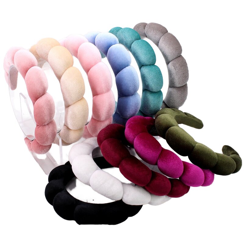 Women's Headband Manufacturer - Wide Velvet Non-Slip Padded Fabric for Girls & Women