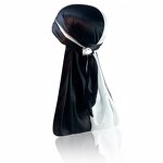 Head Scarf Manufacturer - Designer Bi-Color Long Tail Cap Elastic Polyester Street Hip Hop Sports for Women