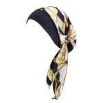 Head Wrap Manufacturer - Fashion Elastic Band Hijab Muslim Pre-tied Scarf Turban for Female