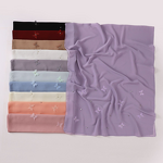 Pearl Chiffon Scarf Manufacturer - Men's Live Streaming Cross-border Diamond-studded Butterfly Nail-studded Long Hui Ethnic Middle East