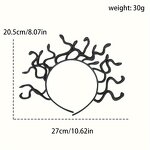 Plastic Head Band Manufacturer - Hot Design Egypt Snake Medusa for Halloween Party Girls & Women