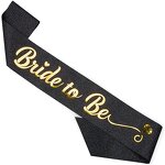 Sash Headband Manufacturer - with Crown Tiara Hot Stamping Print for Bridal Shower Bachelorette Party
