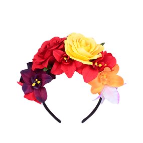 Rose Fabric Headband Manufacturer - Cross Border Fashion Wreath for Girls & Women