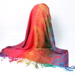 Hijab Scarves Manufacturer - Best Selling Women Ladies Turkish Jacquard Paisley Cashmere Cotton Pashmina Kashmiri