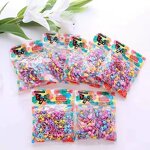 Elastic Hair Ties Manufacturer - Hot Sale 50pcs Bag Baby Girls Colorful Cartoon Shape Kids Ponytail Holder