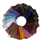 Square Scarf Manufacturer - Wholesale Muslim Hijab 90*90cm Malaysia Style Pearl Chiffon Solid Colour Cut Flower Ironed Diamond