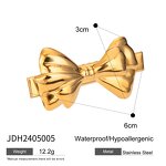 Hair Clip Manufacturer - Waterproof Metal Stainless Steel Bow Heart Pearl Flower for Women Girl Gift