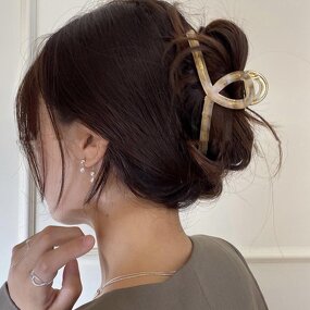 Claw Hair Clip Manufacturer - Women's Premium Back Metal Shark Clip High-end Headwear