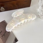 Hair Claw Clip Manufacturer - Factory Custom Bronzing LOGO French Eco-friendly Cellulose Acetate