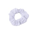 Hair Ties Manufacturer - DIY Women's Pure Cotton White European American Fabric Personalized Rubber Band Headband