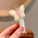 Elastic Hair Ties Manufacturer - High Ponytail Girls Children Antique Butterfly Braid Hair Rope Plastic for Girls Women Children