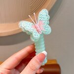 Elastic Hair Ties Manufacturer - High Ponytail Girls Children Antique Butterfly Braid Hair Rope Plastic for Girls Women Children
