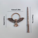 Alloy Hairpin Manufacturer - Gothic Retro Exaggerated Owl Nordic Viking Personalized Hair Bands for Women