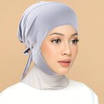 Muslim Hijab Cap Manufacturer - Sharut 2025 Custom Solid Color Jersey Cotton Inner for Women Summer
