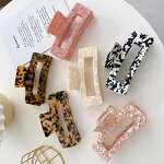 Hair Claw Clip Manufacturer - Hot Sale Acetate High Quality Smooth Large Jumbo Rectangle for Girls Women