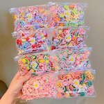 Rubber Hair Ties Manufacturer - 2025 Hot Selling Children's Cute Candy Color Small Mini Set Soft for Women Children Girls