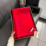 Plaid Scarf Manufacturer - Women Winter Versatile Warm Thickened Polyester Long Shawl Trendy Light Luxury High-end Feel Muslim Neck Warmer