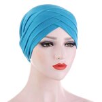 Hijab Hair Scarf Manufacturer - Factory Wholesale Elastic Muslim Women's Cross Headscarf Crystal Ramie Cotton Base Hat