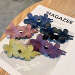 Hair Clip Manufacturer - Custom Vintage Sweet Flower Design Fresh Summer Plastic for Girls & Women