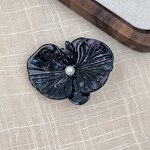 Hair Clip Manufacturer - Korean Style Elegant Vinegar Texture Butterfly Orchid Duckbill Clip Niche Bangs