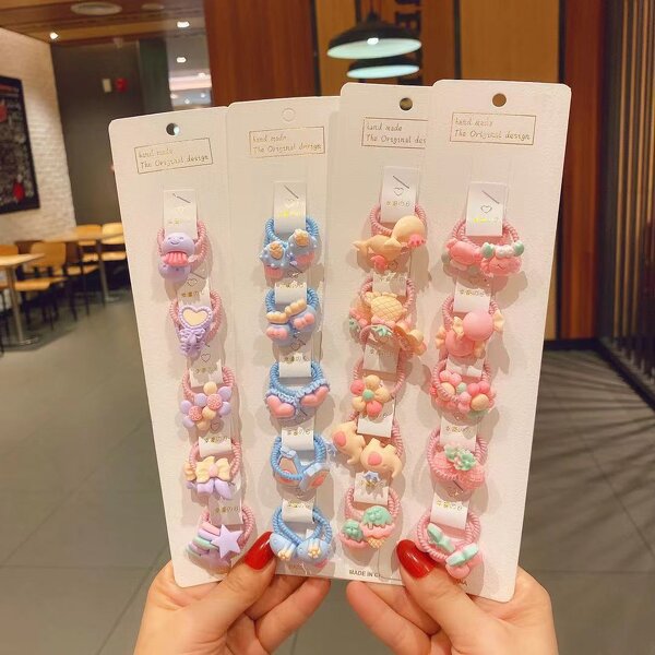 Hair Band Manufacturer - Korean Cartoon Girl Cute Cartoon Fruit Ring for Kids