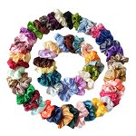 Hair Scrunchies Manufacturer - Hot Sale Fabric Available Fashionable Wholesale Hair Ties for Girls Women