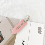 Hair Clips Manufacturer - Custom Logo Trendy 2025 Make up Hairpin for Girls Curl Seamless Acetate Metal