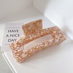 Hair Claw Clip Manufacturer - Hot Sale Acetate High Quality Smooth Large Jumbo Rectangle for Girls Women