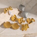 Hair Clip Manufacturer - Waterproof Metal Stainless Steel Bow Heart Pearl Flower for Women Girl Gift