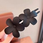 Hair Clip Manufacturer - Custom Vintage Sweet Flower Design Fresh Summer Plastic for Girls & Women
