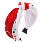Flytop Women's Headband Manufacturer - Christmas Tree Santa Rhinestone Knot Fabric Plastic Wide-Brimmed