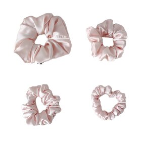Hair Scrunchies Manufacturer - Solid Color High-Grade Satin 100 Mulberry Silk for Girls Hair Hands
