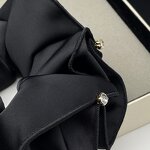 Hair Scrunchies Manufacturer - Hot Selling Sparkle Rhinestone Satin Pure Color Hair Ties for Women