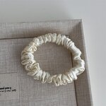 Hair Scrunchies Manufacturer - Wholesale Factory Price Solid Color Set Girl Silk Scrunchie Elastic