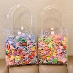 Rubber Hair Ties Manufacturer - 2025 Hot Selling Children's Cute Candy Color Small Mini Set Soft for Women Children Girls