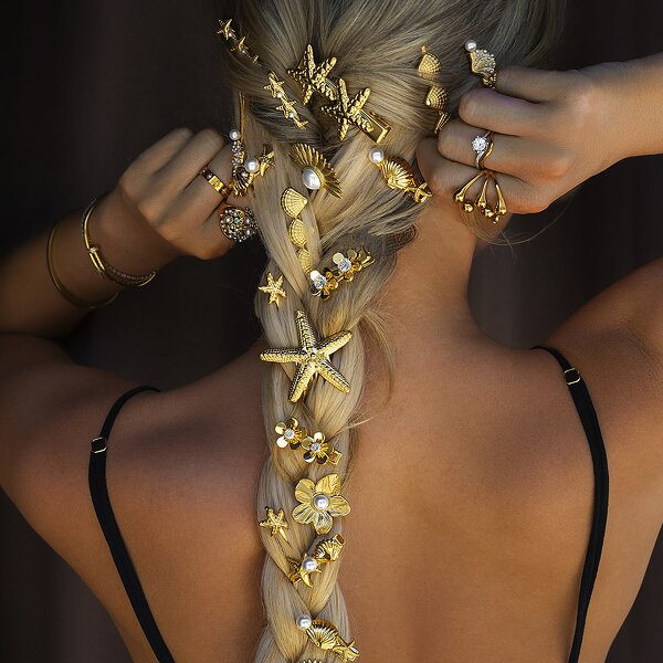 Hair Clips Manufacturer - Waterproof Gold Plated Stainless Steel Pearl Duckbill Clip for Women