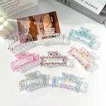 Hair Claw Clip Manufacturer - Summer Fresh Transparent Printed Fruit for Girls Women