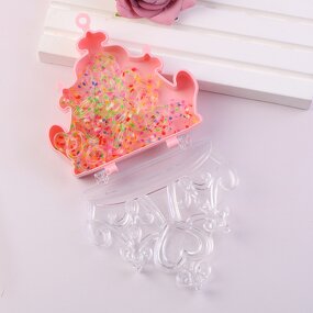 Rubber Band Hair Ties Manufacturer - Disposable Children's Multi-color Cartoon Girls Tie Hair Ring Bear Castle