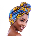 Headscarf Hat Manufacturer - African Print Braided Ball Ethnic Summer Polyester Canvas JDT-41A-1