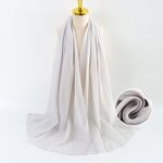 Chiffon Scarf Manufacturer - Women's Solid Color Bubble Versatile Bag Headscarf Malaysian